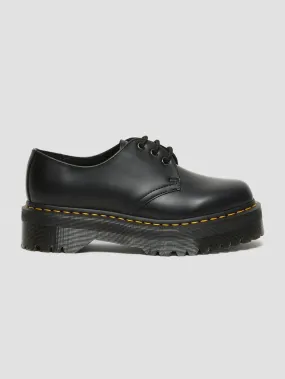 1461 Quad Polished Smooth Black Shoes