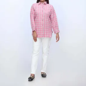 1PC-Flannel Checkered Top PW3072