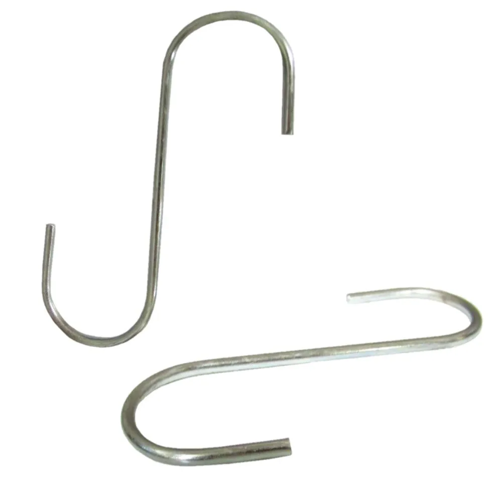 (50) 5 Steel S-Hooks For Various Household and Yard & Garden Applications