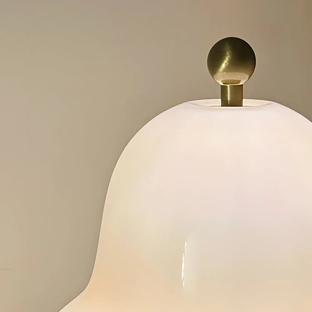 7.5 inch Glass Pear LED Table Ambient Lamp with Touch Switch