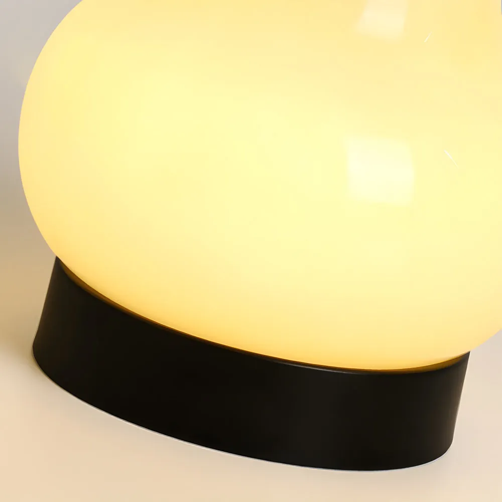 7.5 inch Glass Pear LED Table Ambient Lamp with Touch Switch