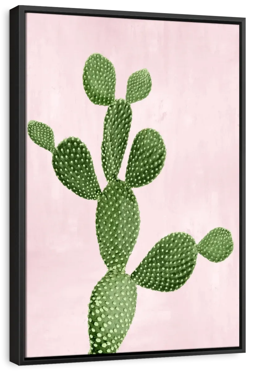 A Cactus On Pink VII Wall Art