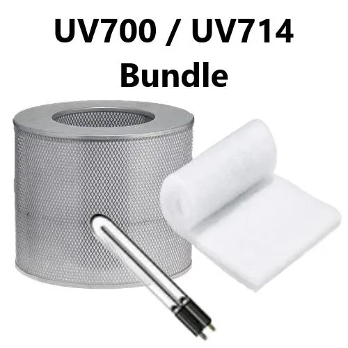 Airpura UV700 / UV714 Filter Bundles - Portable Unit on Wheels