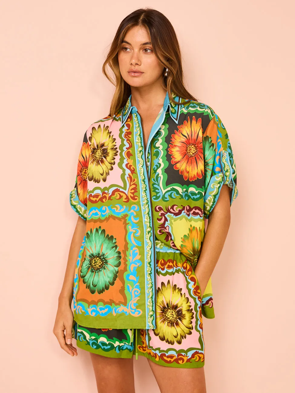 Alemais Disco Daisy Shirt in Multi