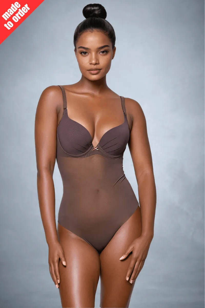 Backless Seamless Shapewear with Deep Plunge Bra (MAE)