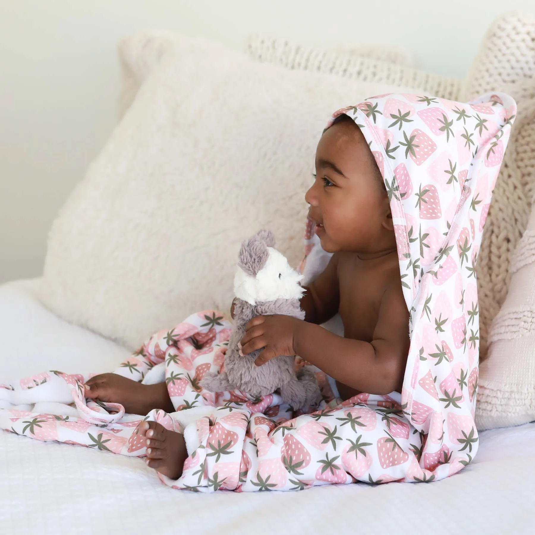 Bamboo Hooded Towel | Berry Happy