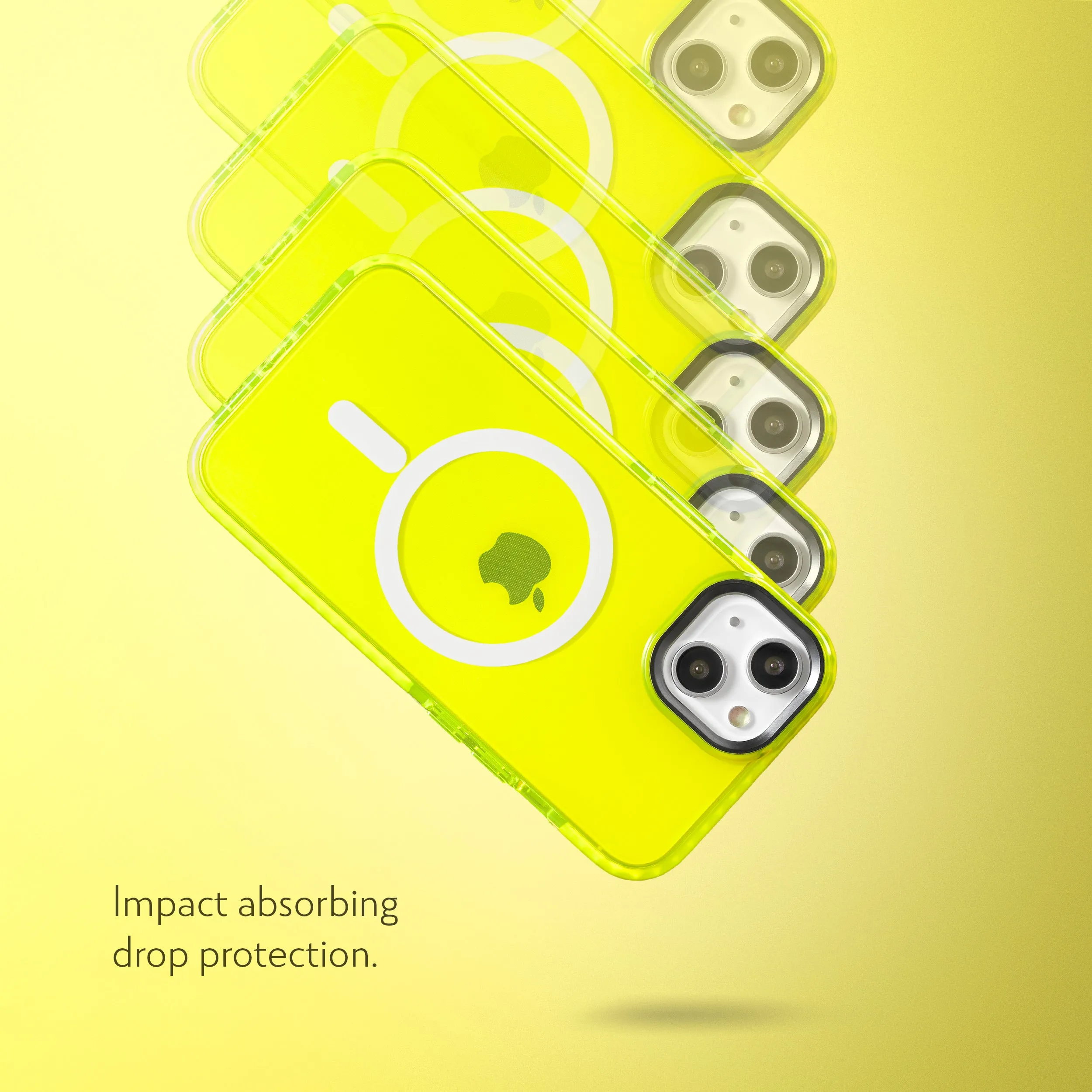 Barrier Case w/ MagSafe for iPhone 13 - Hi-Energy Neon Yellow