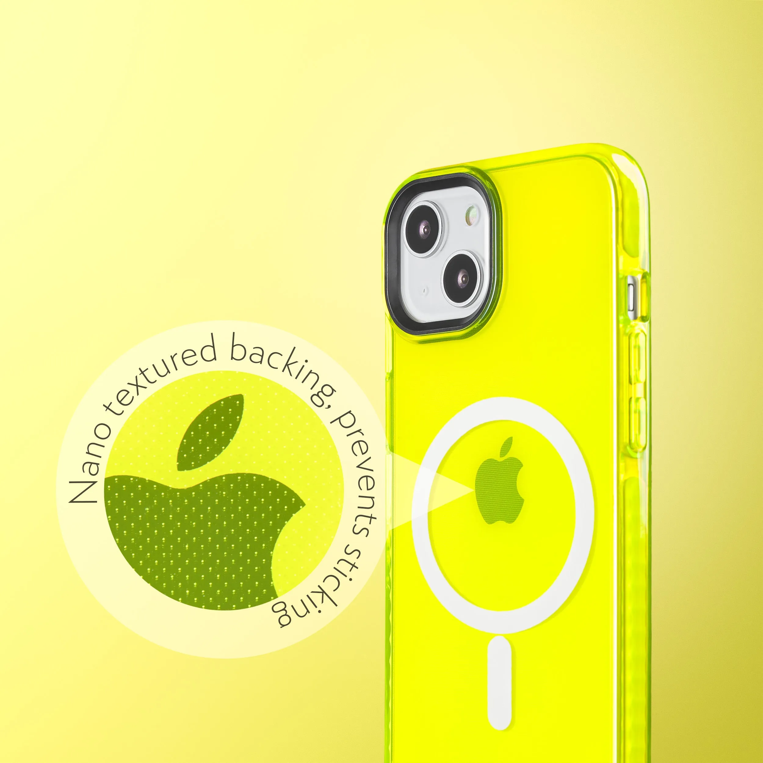 Barrier Case w/ MagSafe for iPhone 13 - Hi-Energy Neon Yellow