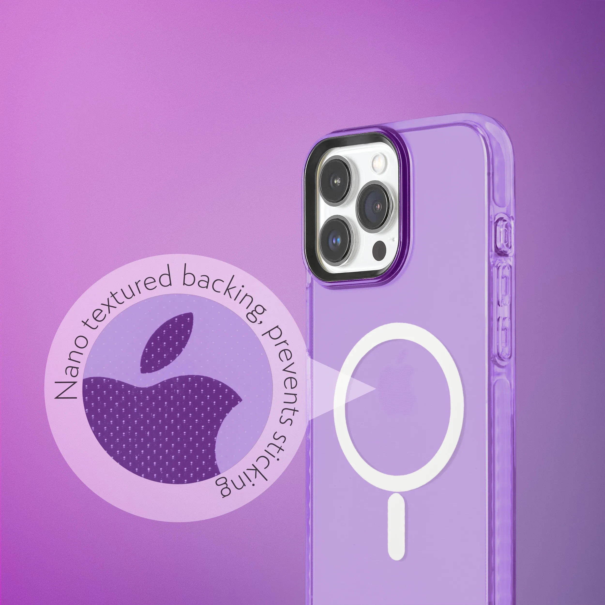 Barrier Case w/ MagSafe for iPhone 15 Pro Max - Fresh Purple Lavender