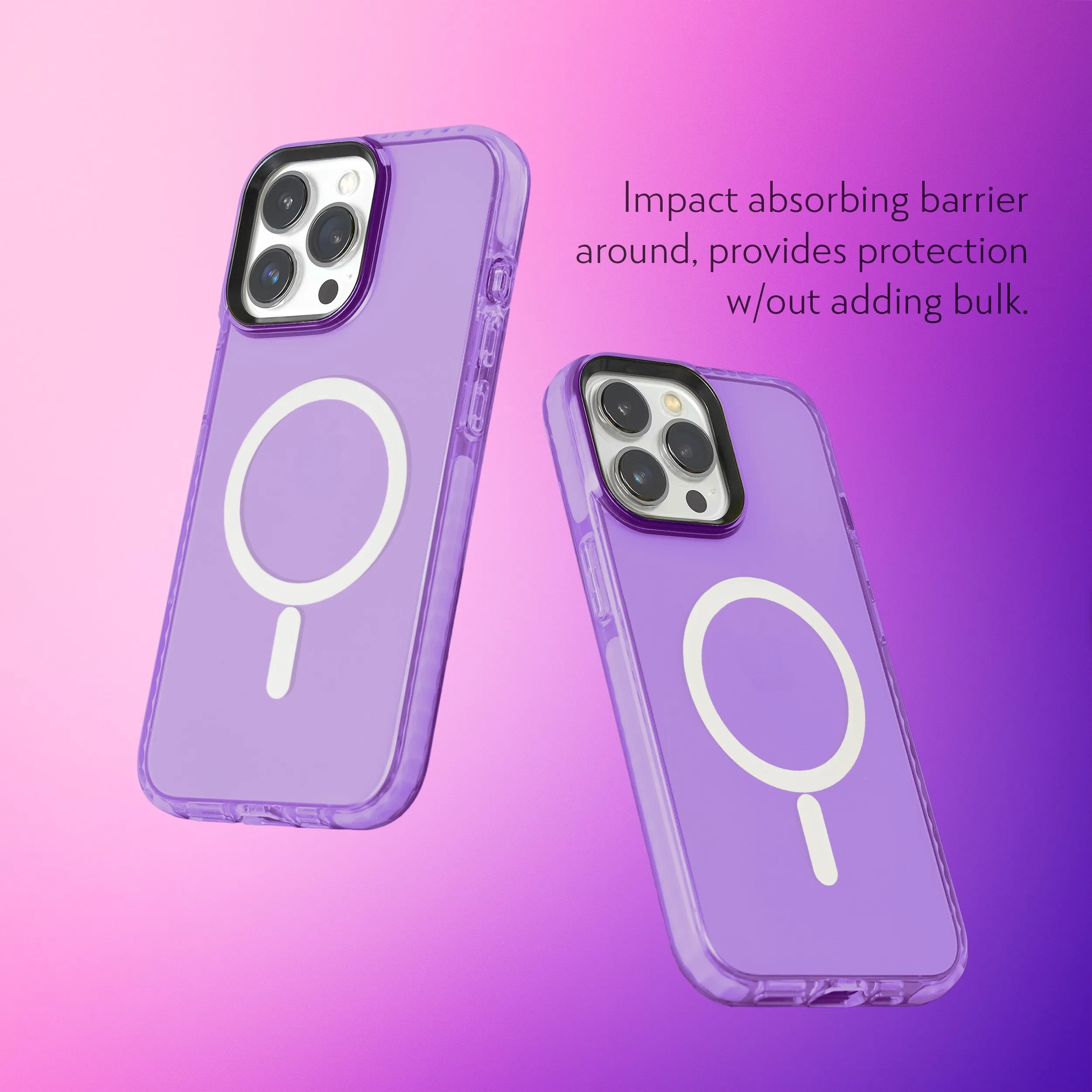 Barrier Case w/ MagSafe for iPhone 15 Pro Max - Fresh Purple Lavender