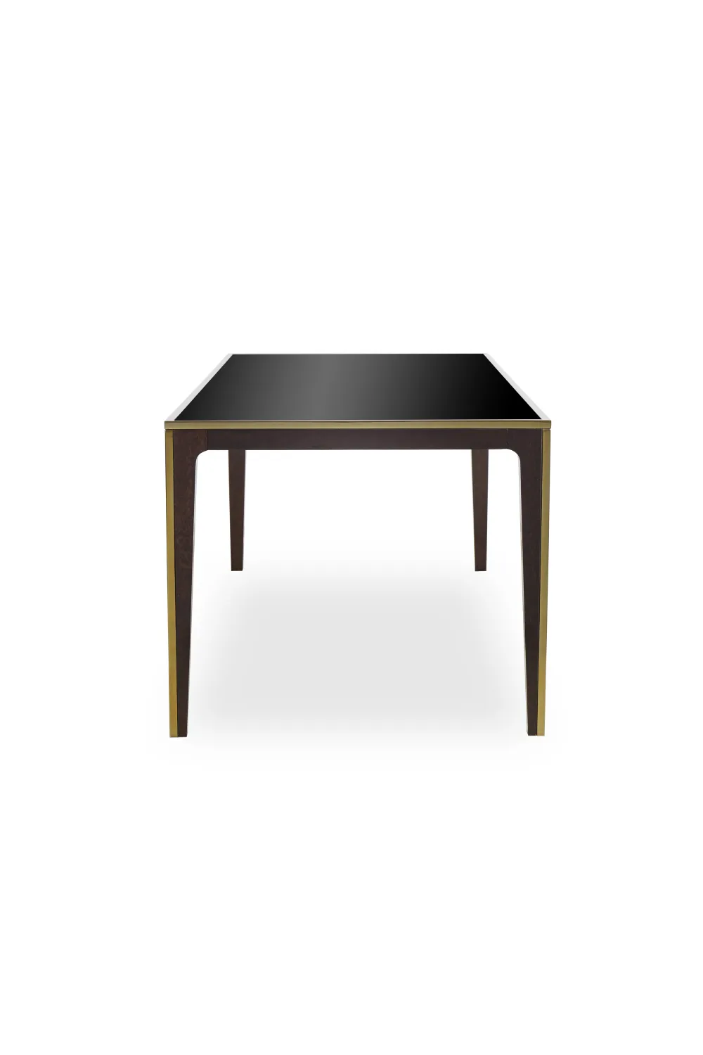 Beech Dining Table with Glass Top | Andrew Martin Silhouette