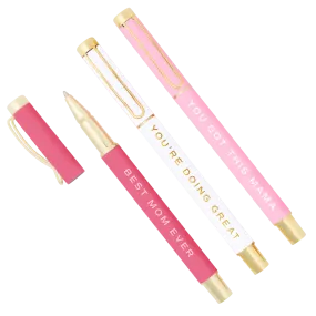 Best Mom Ever Metal Pen Set - Mother's Day Gifts