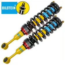 Bilstein Adjustable Front Strut Set (2 inch to 4 inch) Lift inc. Spring & Top Mount for Nissan Navara NP300