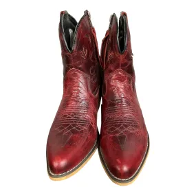 Boots Western By Dingo In Red, Size: 6.5