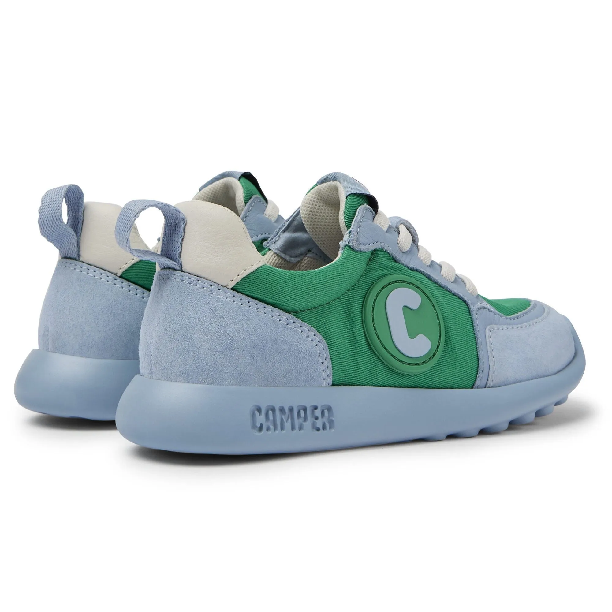 Camper Kids DRIFTIE Green Blue White Sneakers