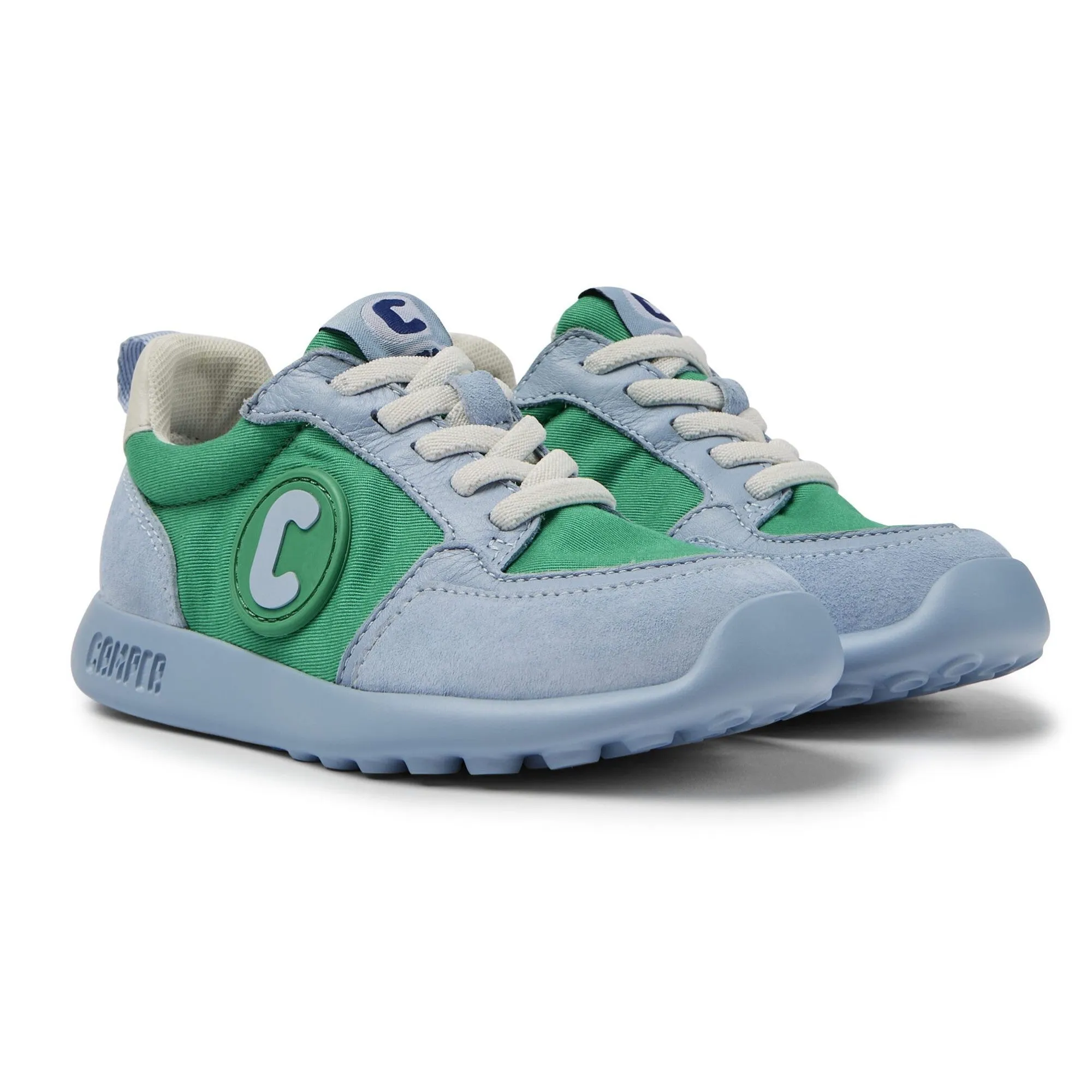 Camper Kids DRIFTIE Green Blue White Sneakers