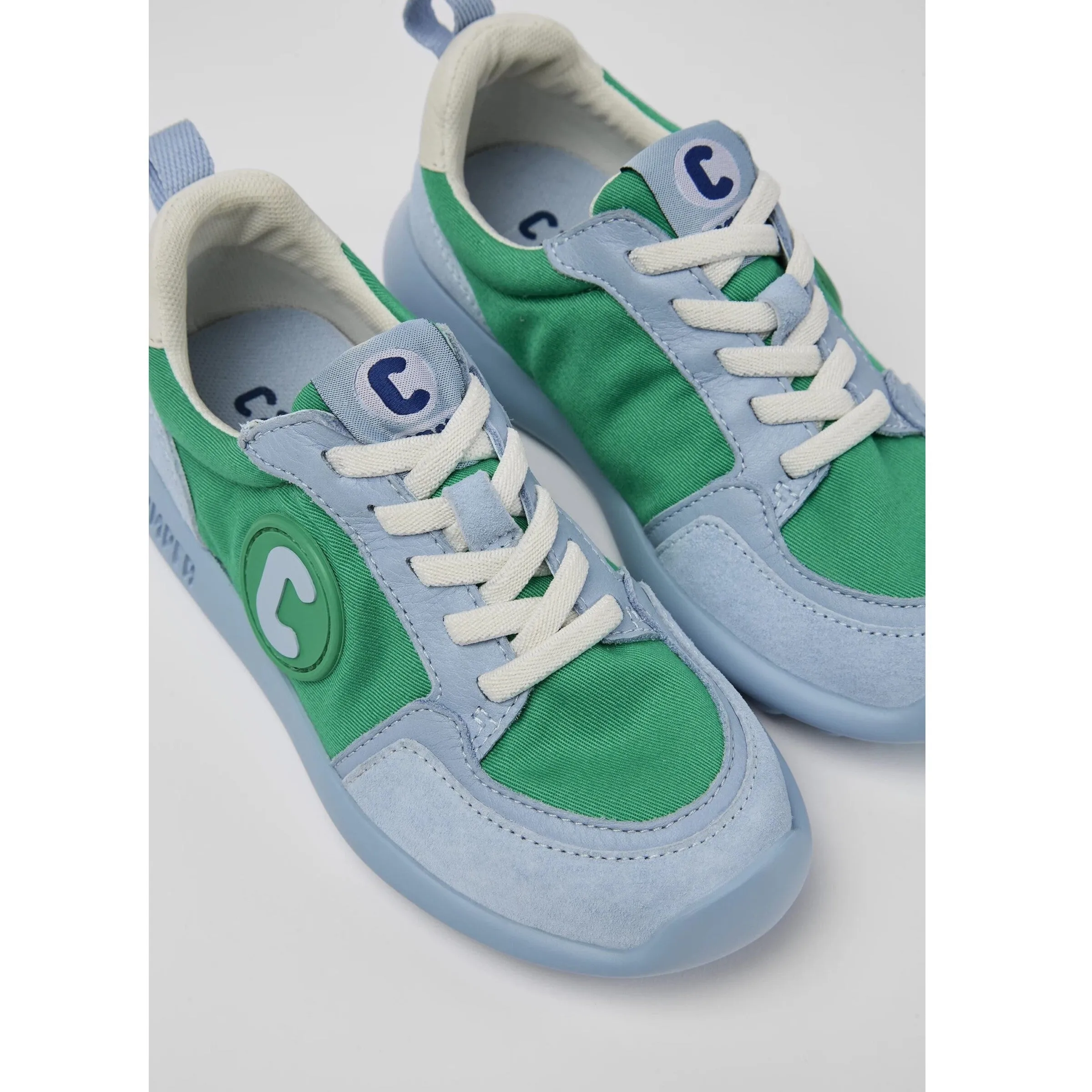 Camper Kids DRIFTIE Green Blue White Sneakers