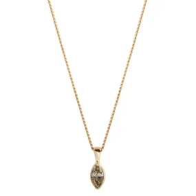 Champagne Diamond Marquise Necklace