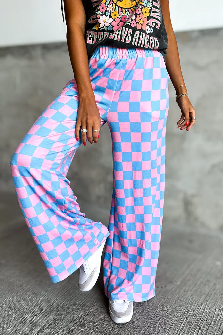 Checkmate Pants - Cotton Candy