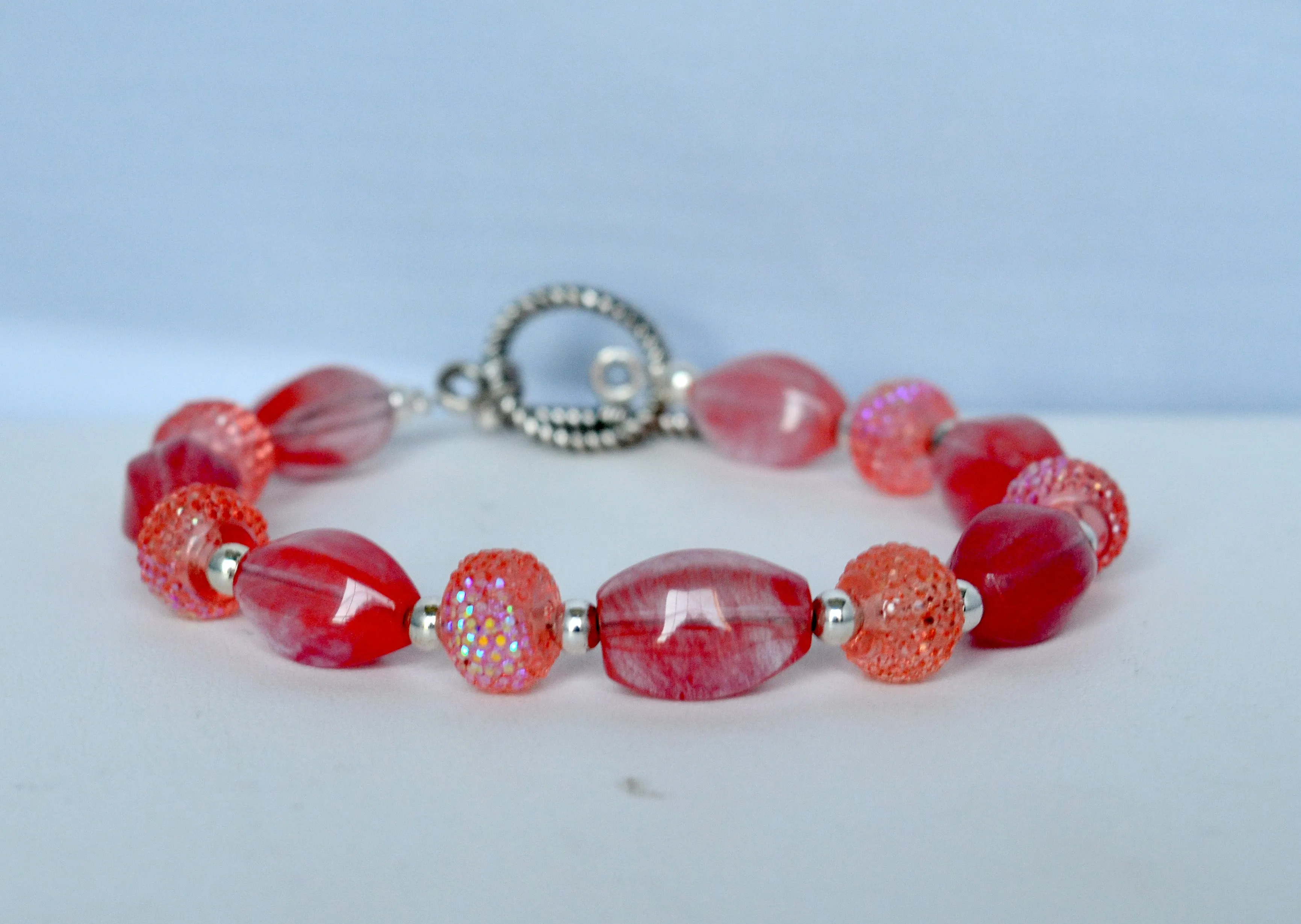 Cherry Quartz Bracelet