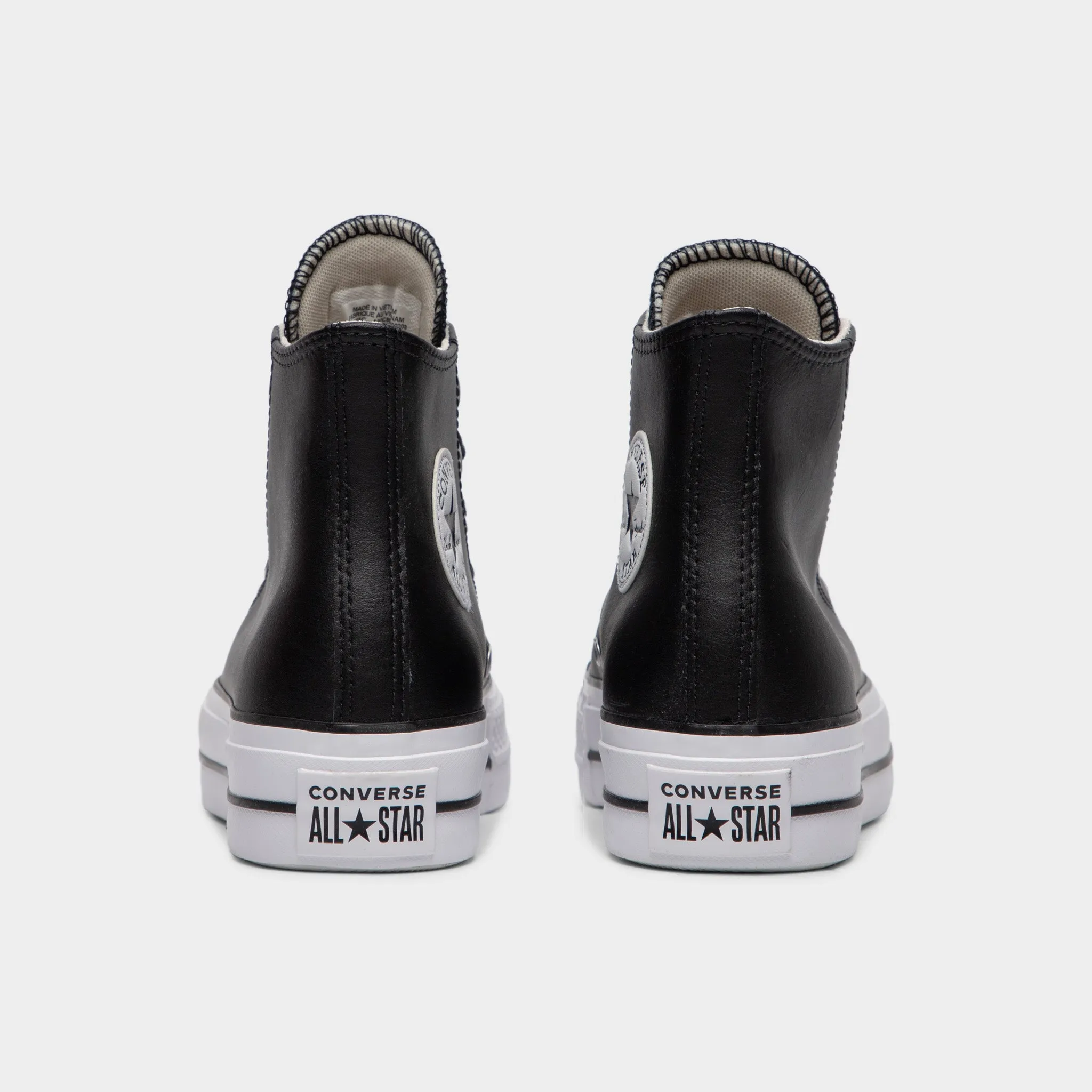 Converse Chuck Taylor All Star Lift Leather Hi Black / White