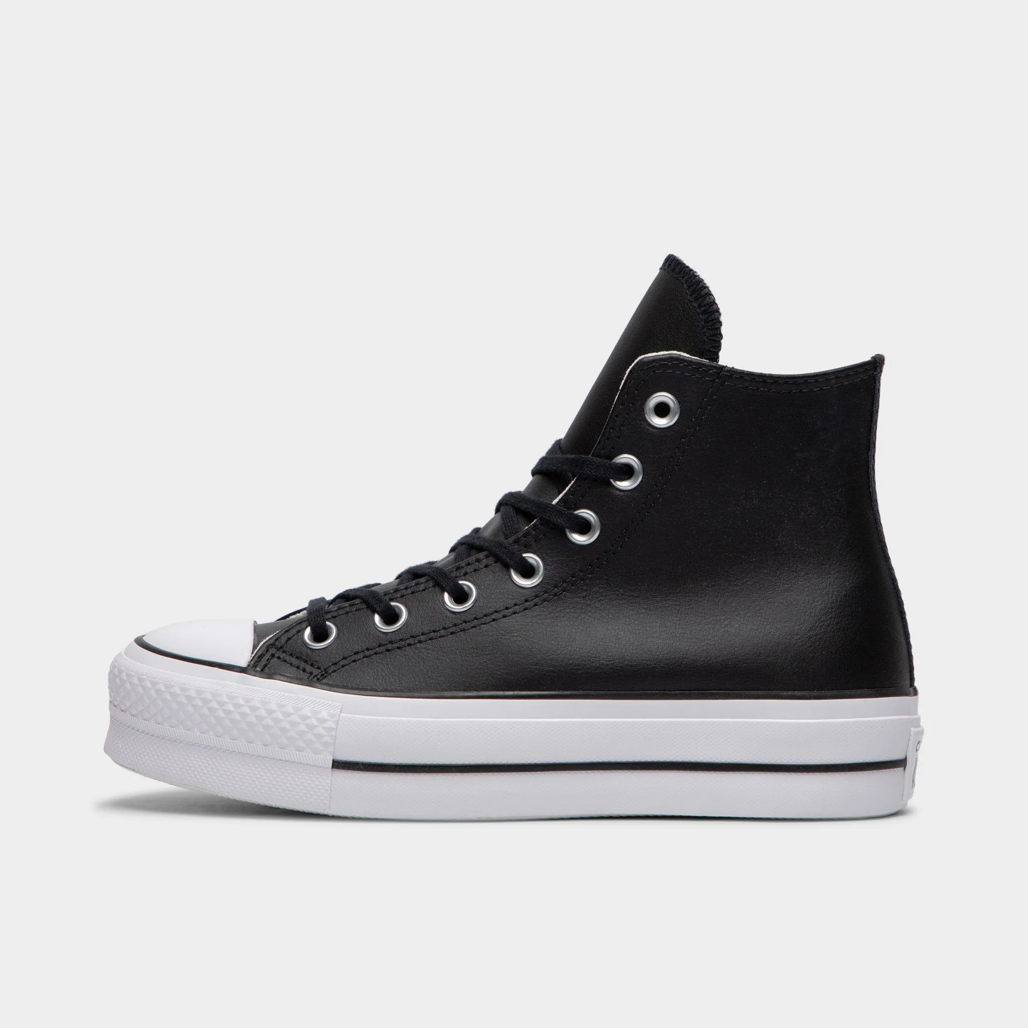 Converse Chuck Taylor All Star Lift Leather Hi Black / White