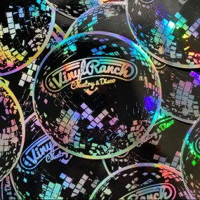 Disco Ball Hologram Sticker