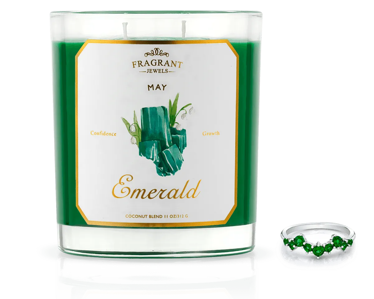 Emerald - May Birthstone Collection - Jewel Candle