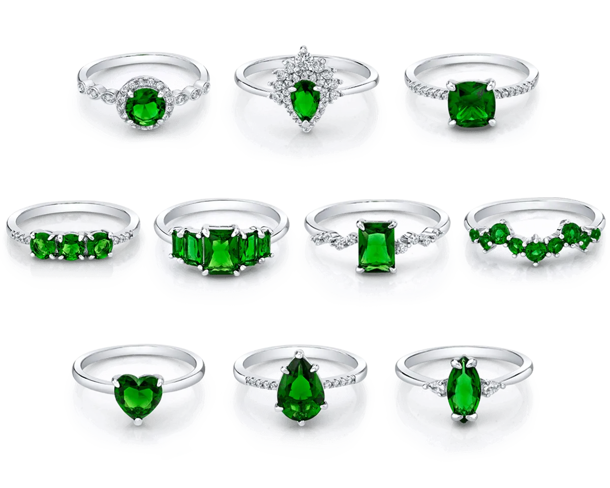 Emerald - May Birthstone Collection - Jewel Candle