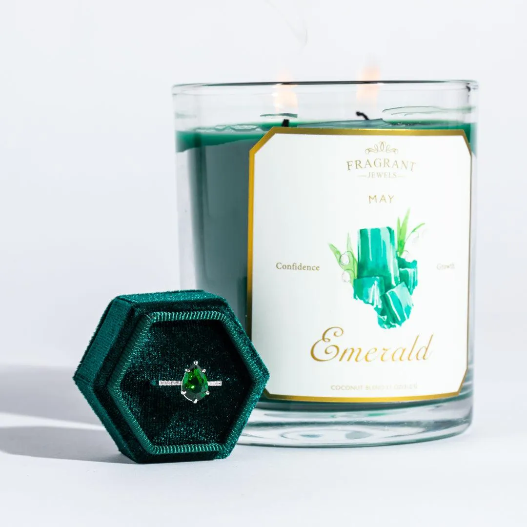 Emerald - May Birthstone Collection - Jewel Candle