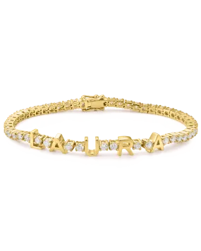 Evert Tennis Bracelet - 18K Gold Vermeil