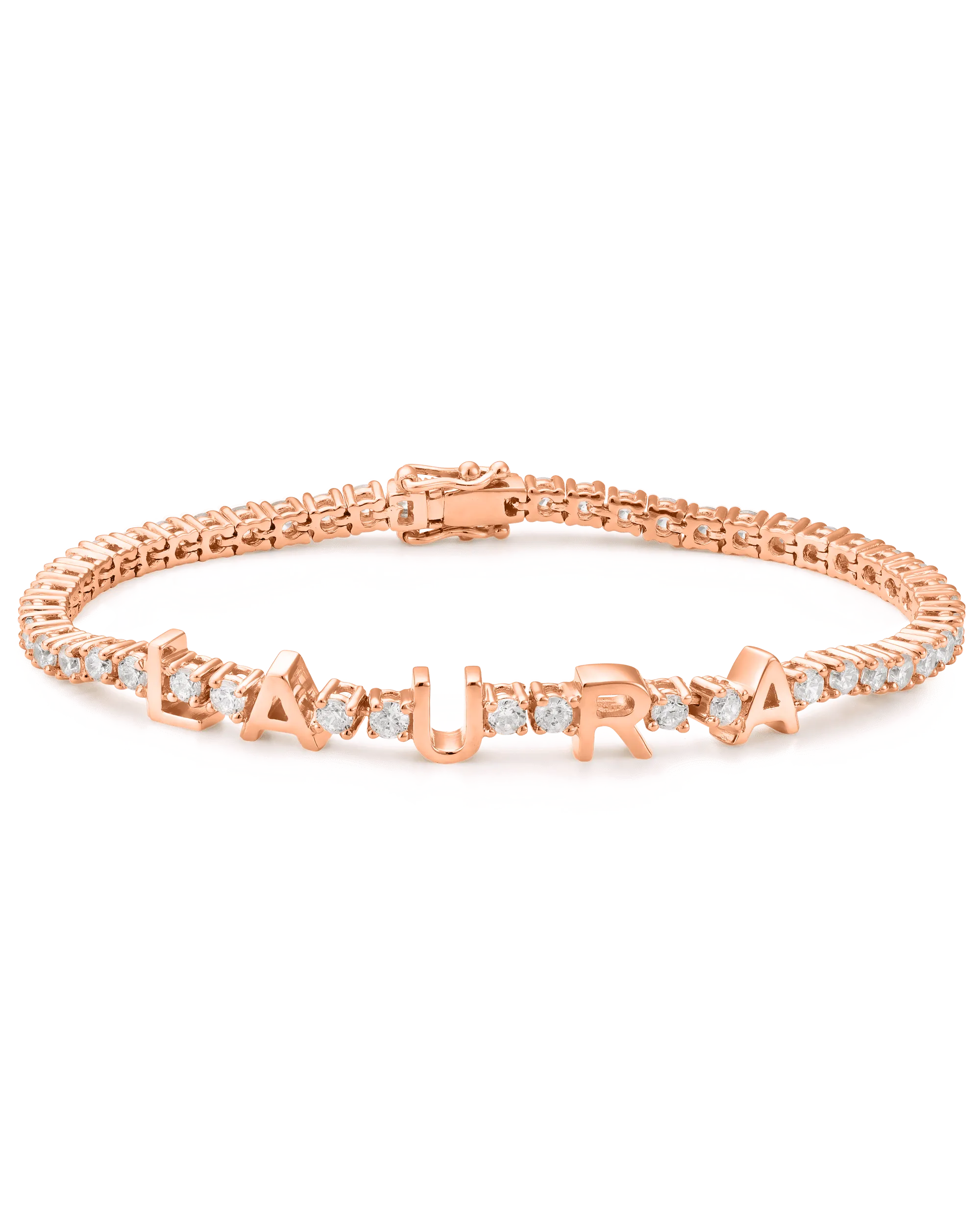 Evert Tennis Bracelet - 18K Rose Vermeil