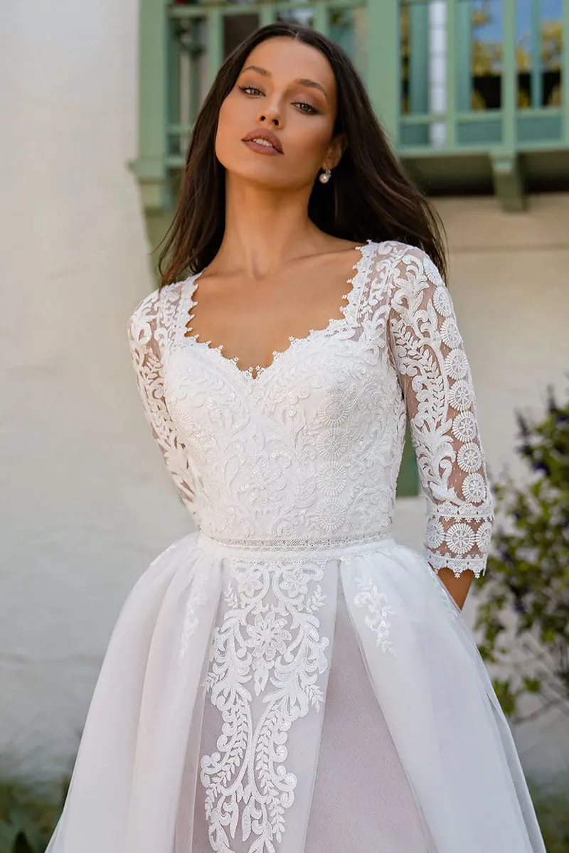 Forever Romantic Ethereal Lace Wedding Dress