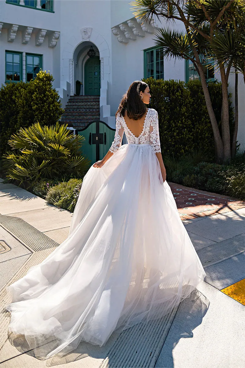 Forever Romantic Ethereal Lace Wedding Dress