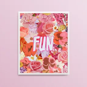 FUN Art Print | Julia Walck X Daily Disco