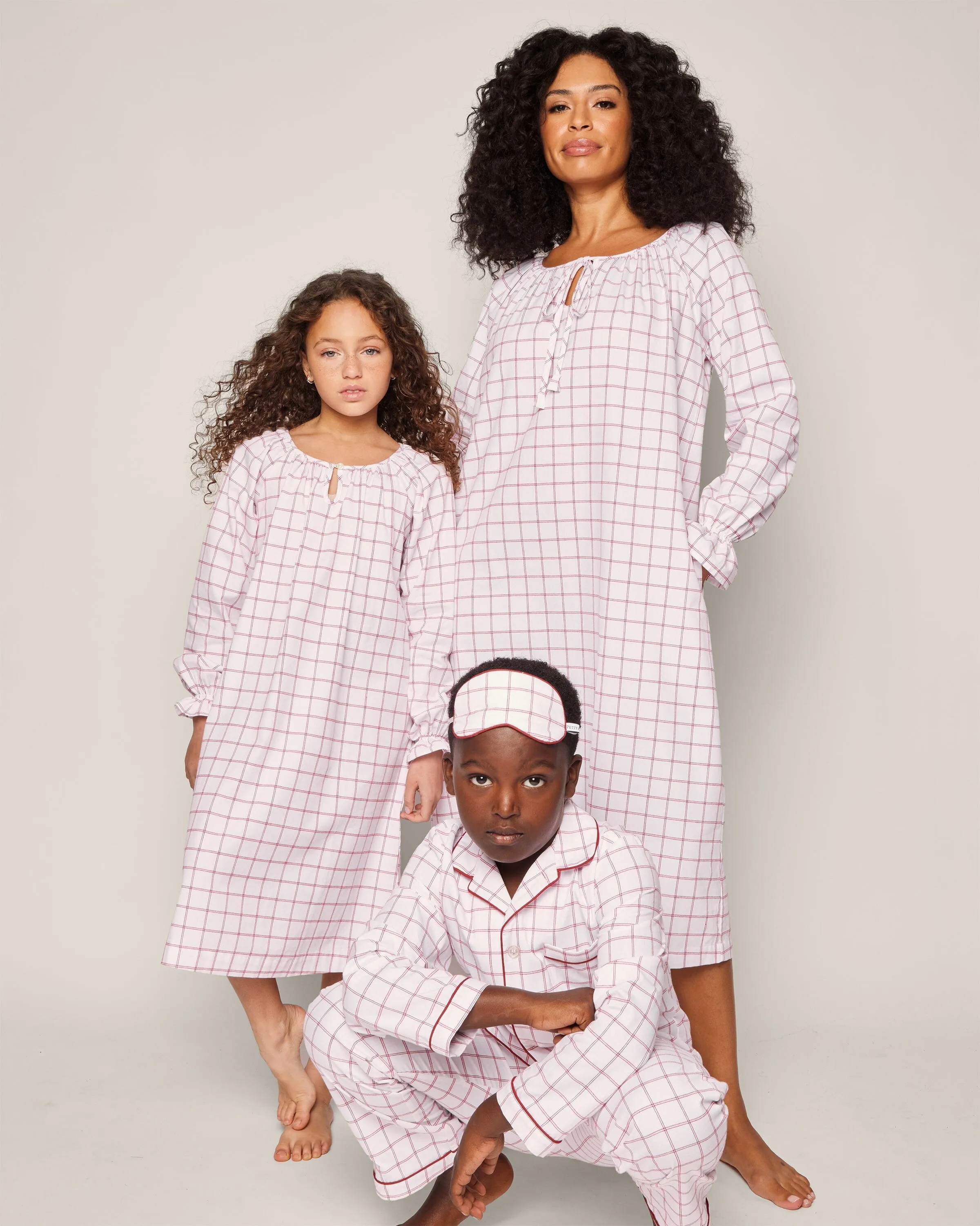 Girl's Twill Delphine Nightgown | Garnet Tattersall