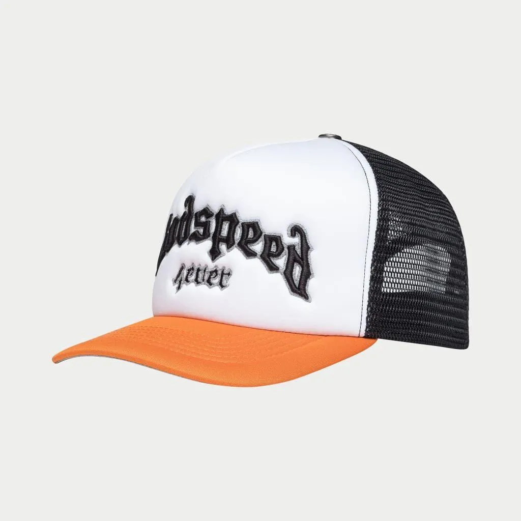 GODSPEED GS Forever Foam Trucker Hat (Blk/Orange)