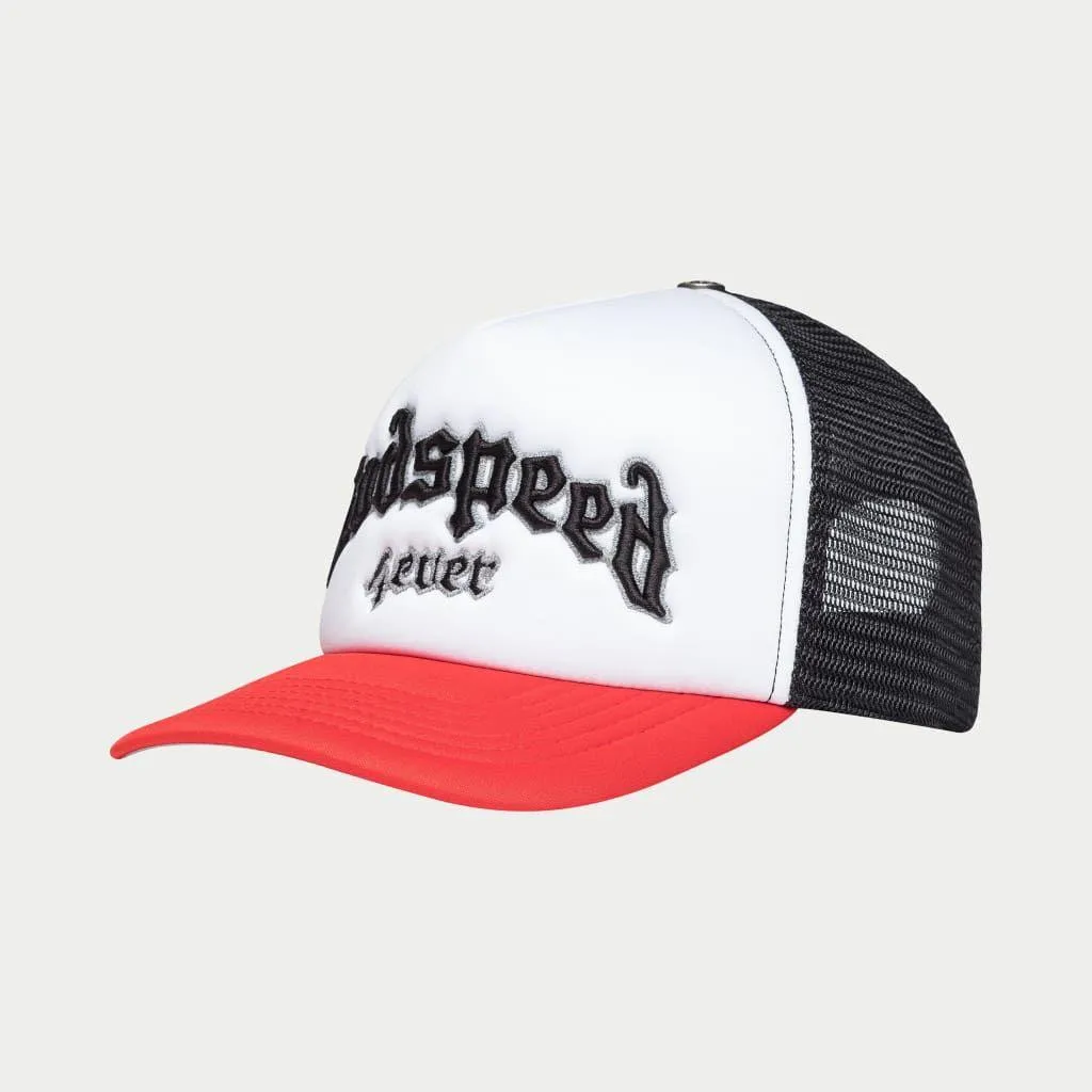 GODSPEED GS Forever Foam Trucker Hat (Blk/Red)