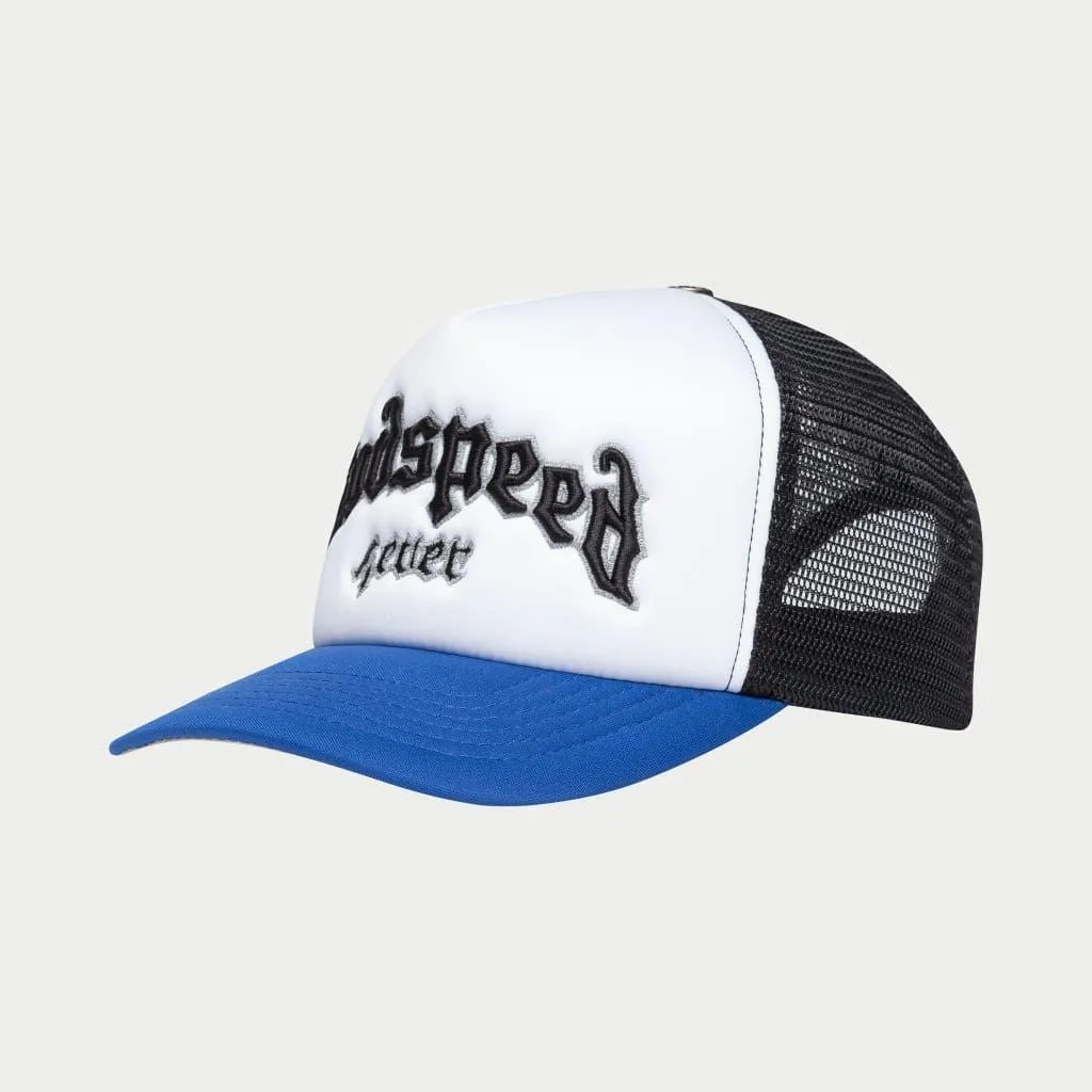 GODSPEED GS Forever Foam Trucker Hat (Blk/Royal)