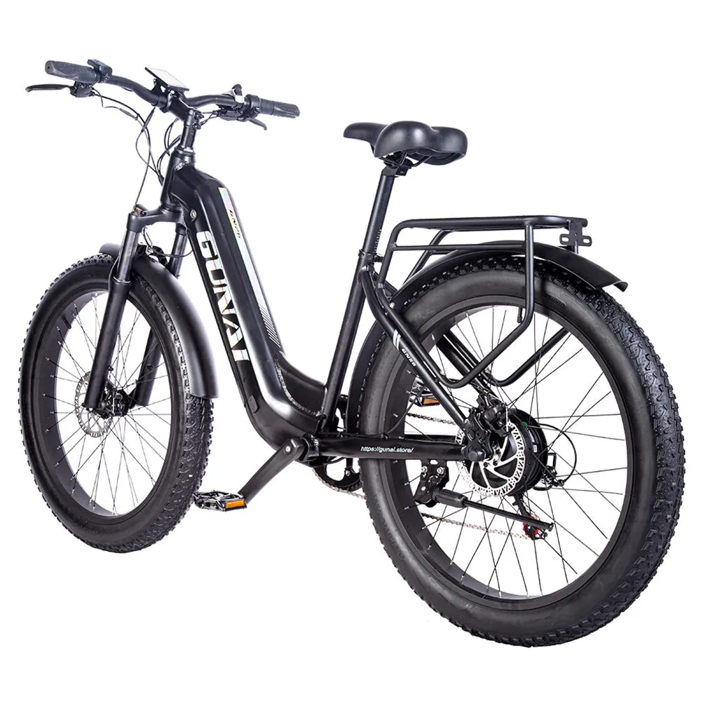 GUNAI GN26 Electric Bike 26 Tires 500W Bafang Motor 48V 17.5Ah Samsung Battery