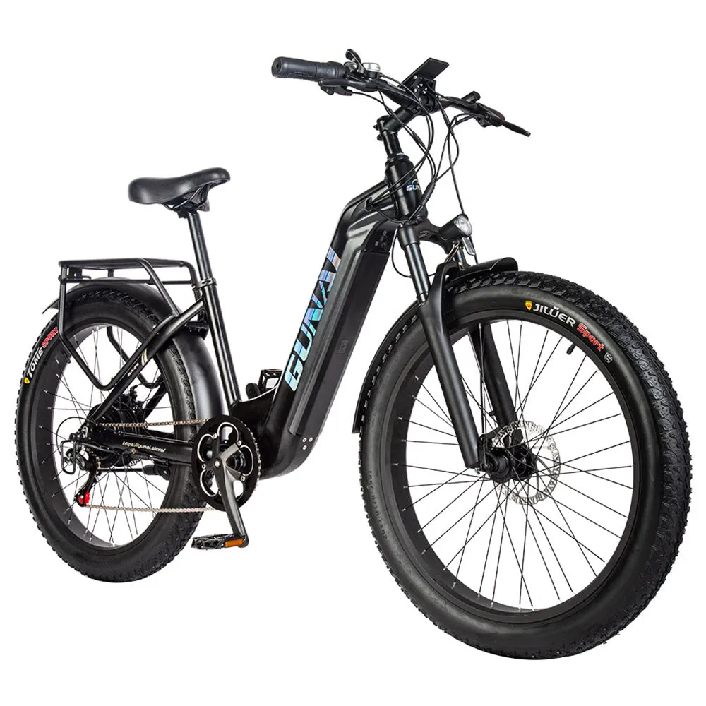 GUNAI GN26 Electric Bike 26 Tires 500W Bafang Motor 48V 17.5Ah Samsung Battery