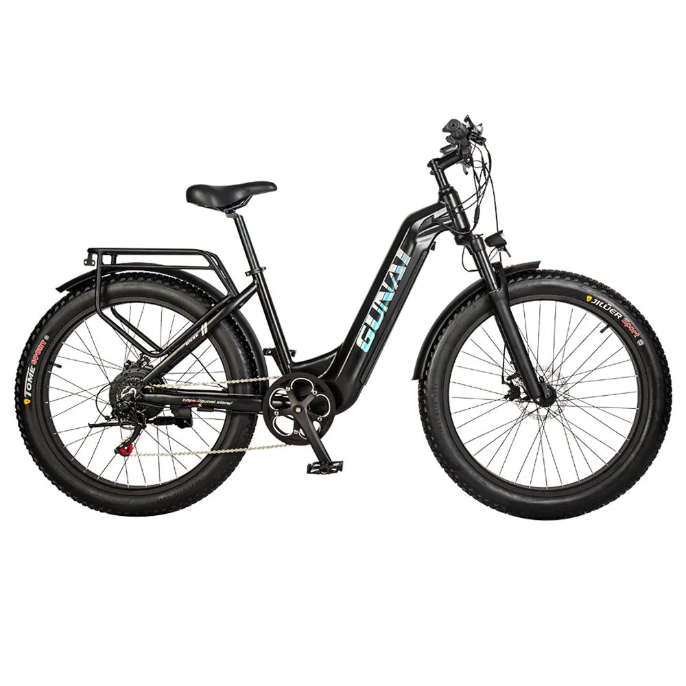 GUNAI GN26 Electric Bike 26 Tires 500W Bafang Motor 48V 17.5Ah Samsung Battery