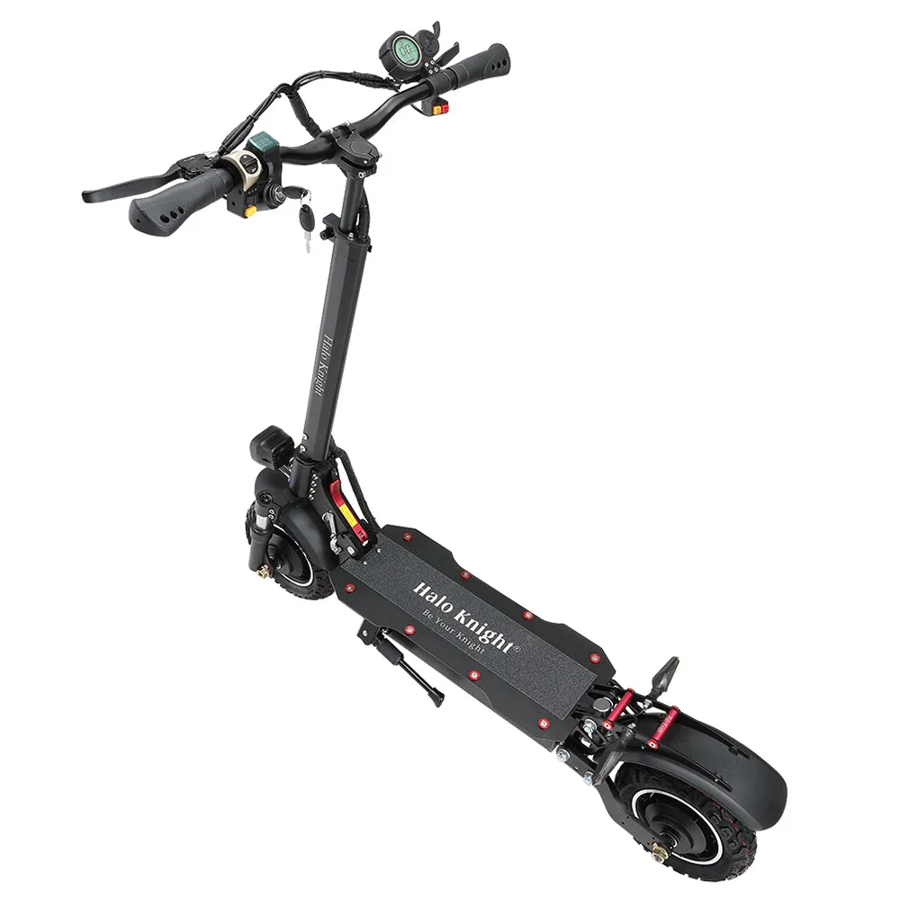 Halo Knight T104 Electric Scooter 10 Tires Dual 1000W Motors 52V 21Ah Battery