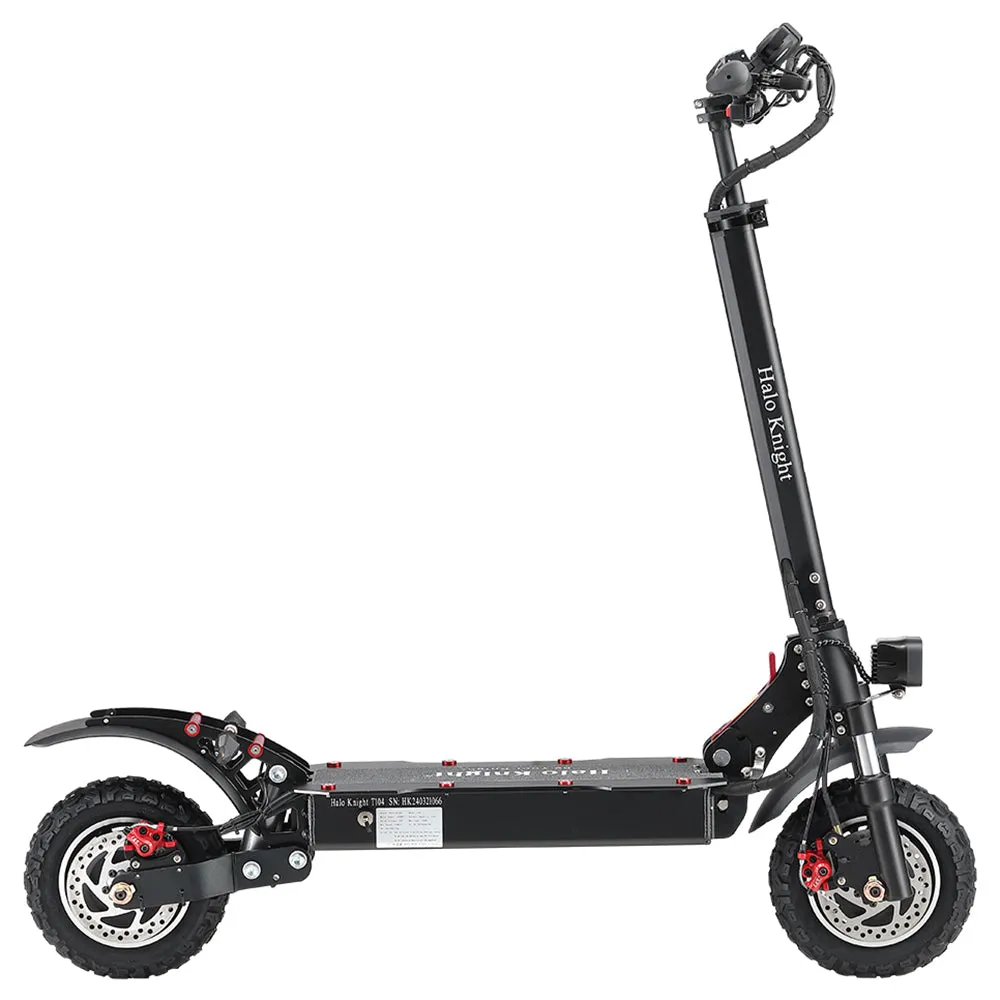 Halo Knight T104 Electric Scooter 10 Tires Dual 1000W Motors 52V 21Ah Battery