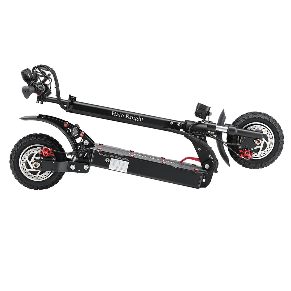 Halo Knight T104 Electric Scooter 10 Tires Dual 1000W Motors 52V 21Ah Battery