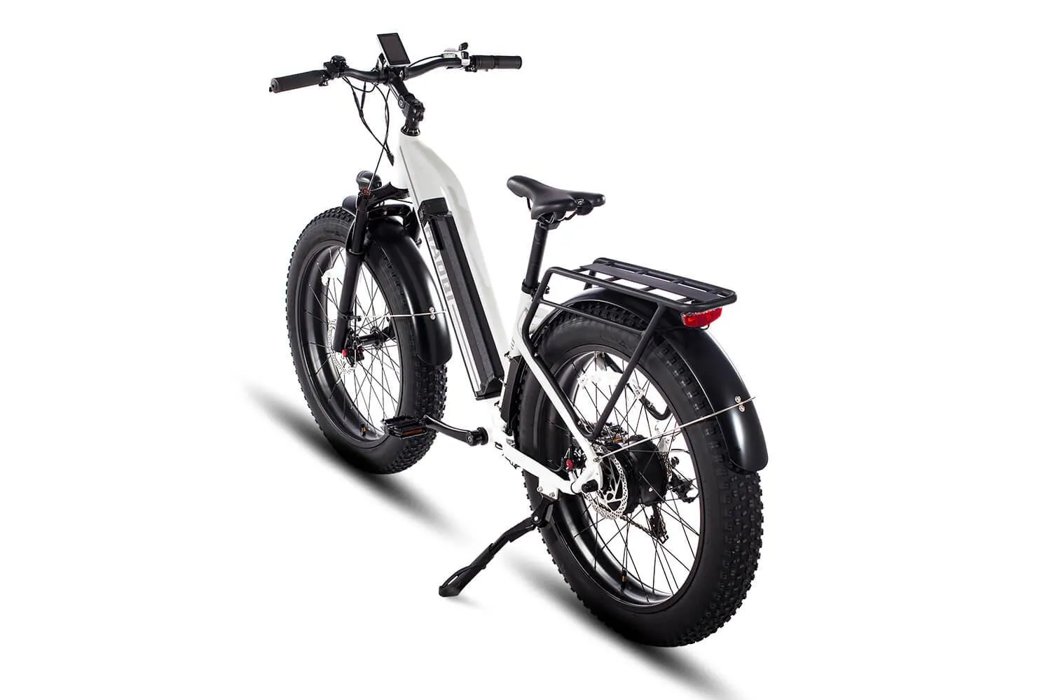 HAOQI White Leopard Pro 20Ah Step Thru Fat Tire Electric Bike