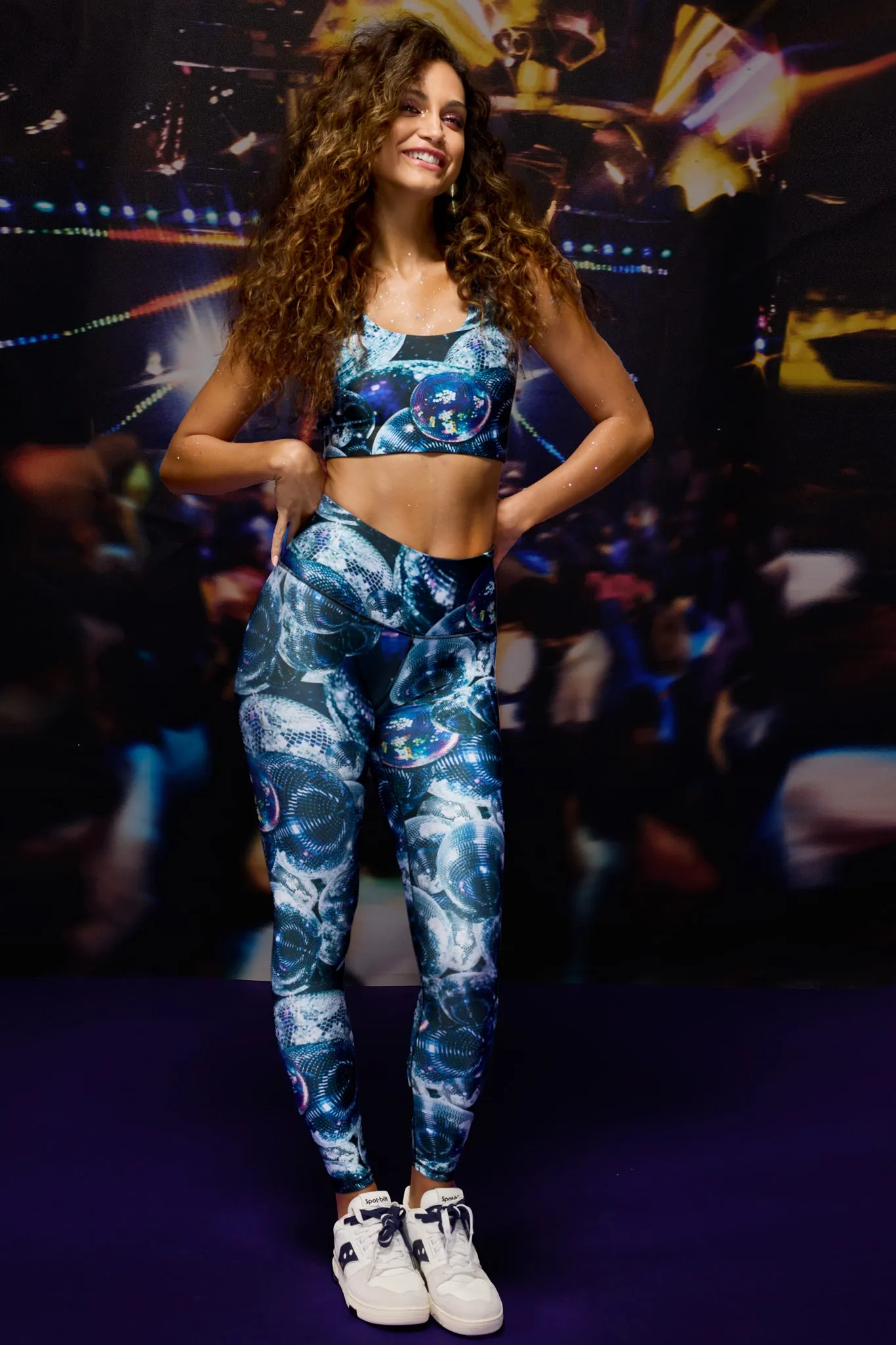 Hi-Shine Leggings in Disco Fever