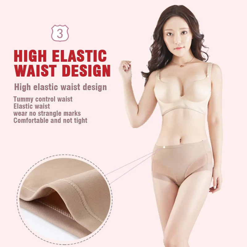 Hot Sale Pay 1 Get 4High Waist Ice Silk Seamless Shaping Briefs