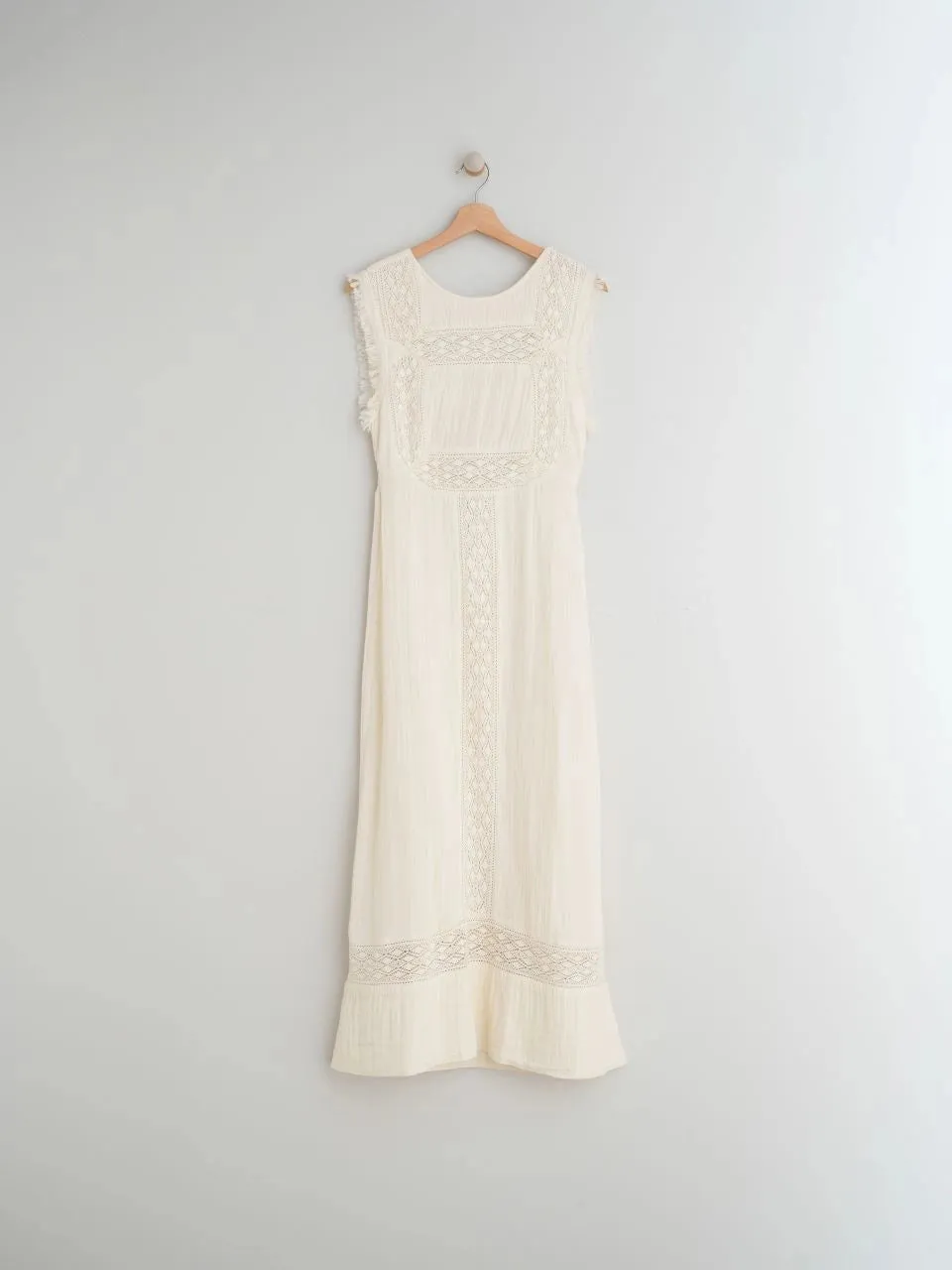 Indi & Cold Cotton Gauze Dress With Embroidery