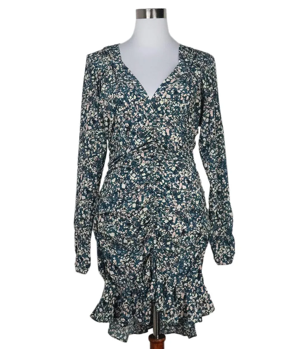 Isabel Marant Teal Print Dress sz 4